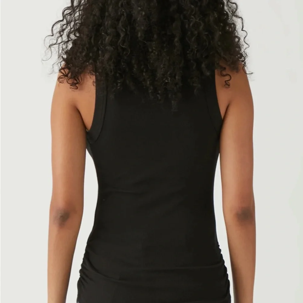 NEW Halley Ribbed Tank with Ruching - Picture 4 of 6